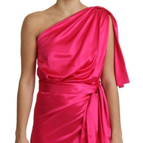 Dolce Pink drape Dress - Picture 2 of 2
